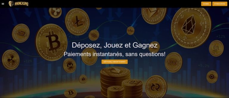 Anon Casino dépôt