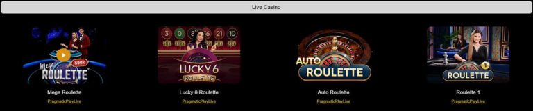 Anon Casino jeux live